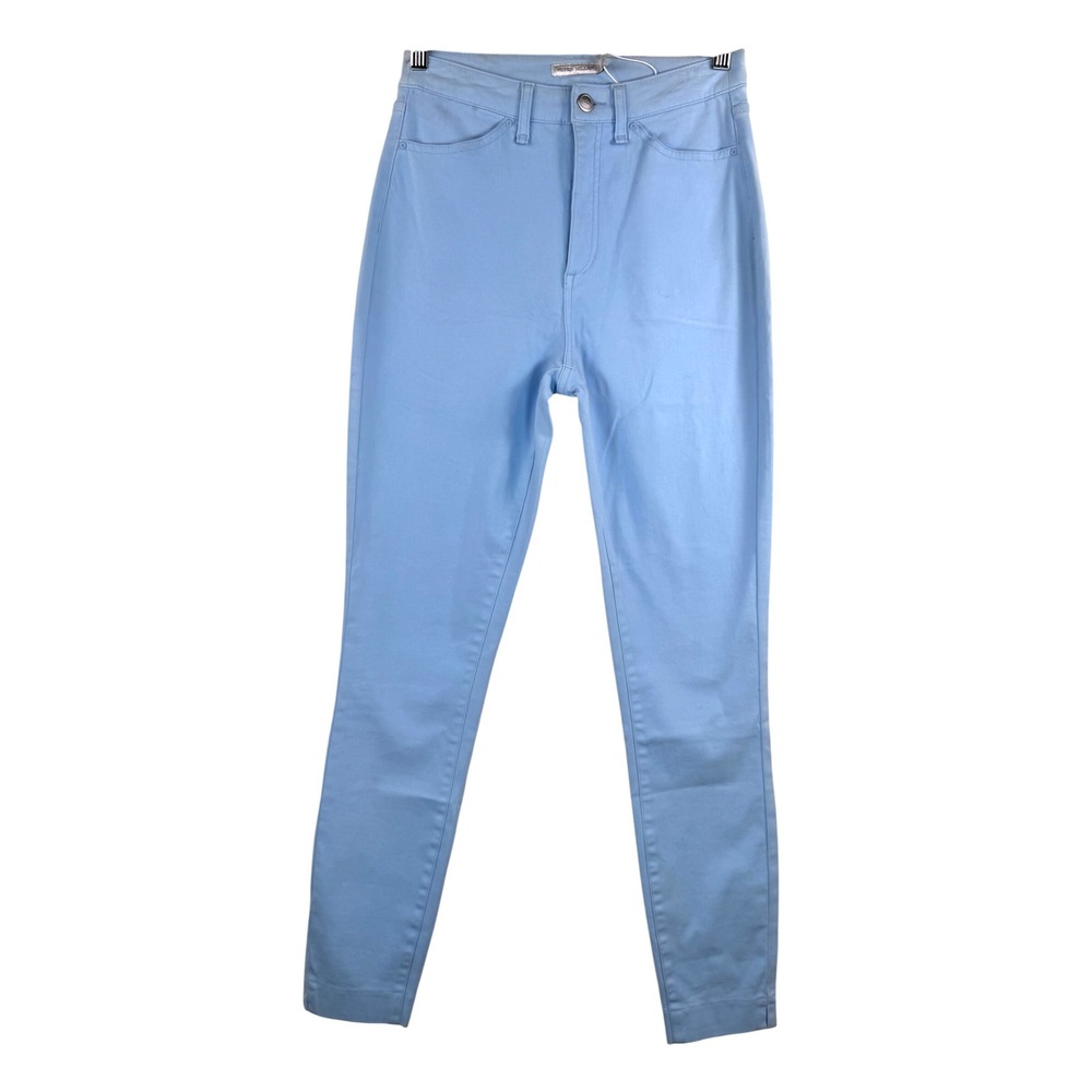 Peter Millar Karlie slim fit Sky Blue High Rise Jeans slinny stretch Size 2